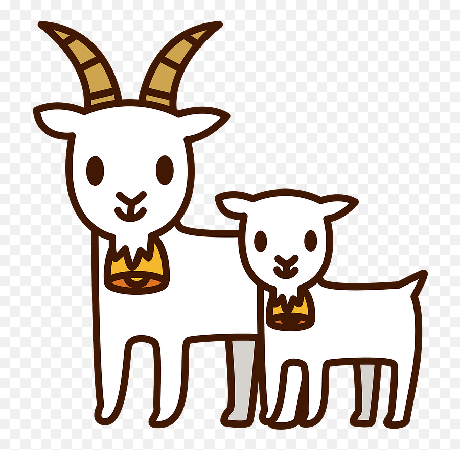 Goat Mother And Baby Clipart Free Download Transparent Png - Goat And Baby Clipart Transparent Emoji,Mother Nature Emoji