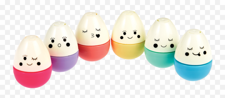 Feutres Emoji Style Japonais - Rex London Pennarello Uovo Multicolor Emoji 6pz,Egg Emoji