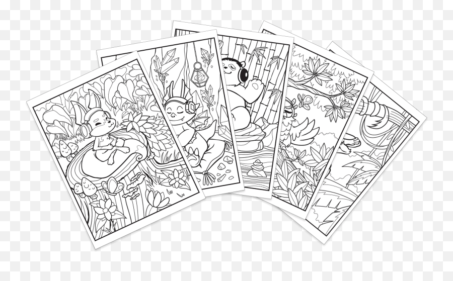 Magical Wooded Path Centerpointe Research Institute - Language Emoji,Inside Out Emotions Coloring Pages