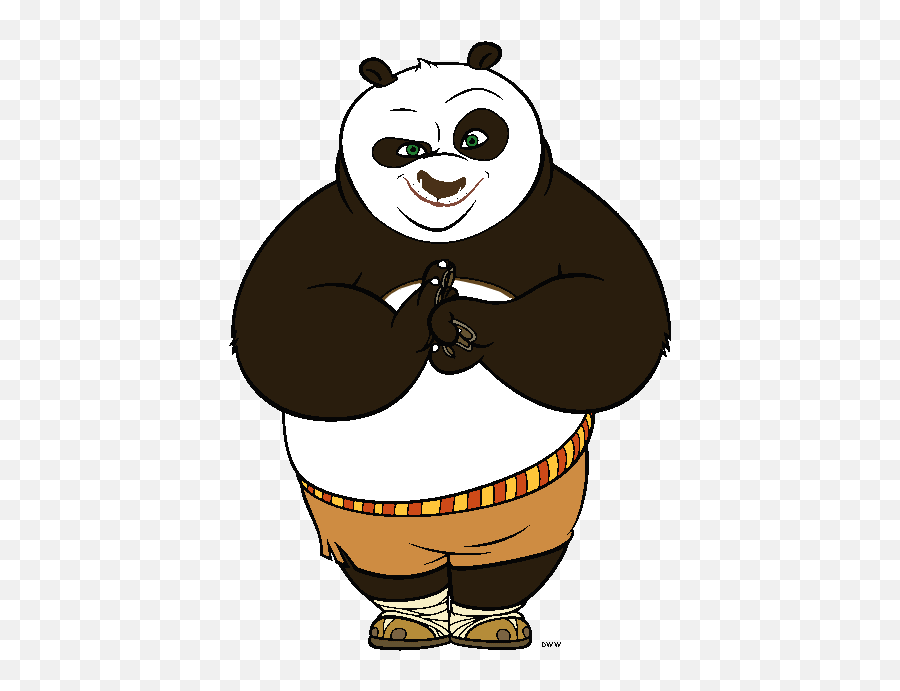 Character Sketches Kung Fu Panda - Cartoon Clipart Kung Fu Panda Emoji,Li And Stitch Emotions