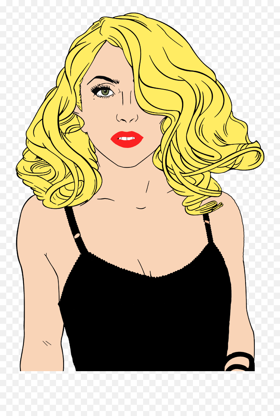 Body - Lady Image Cartoons Png Emoji,Lady Gaga At Emotion Resolution
