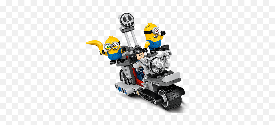 Lego Minions 75549 Unstoppable Bike Chase - Minion Lego Like Toy Emoji,Minions Emotion Png