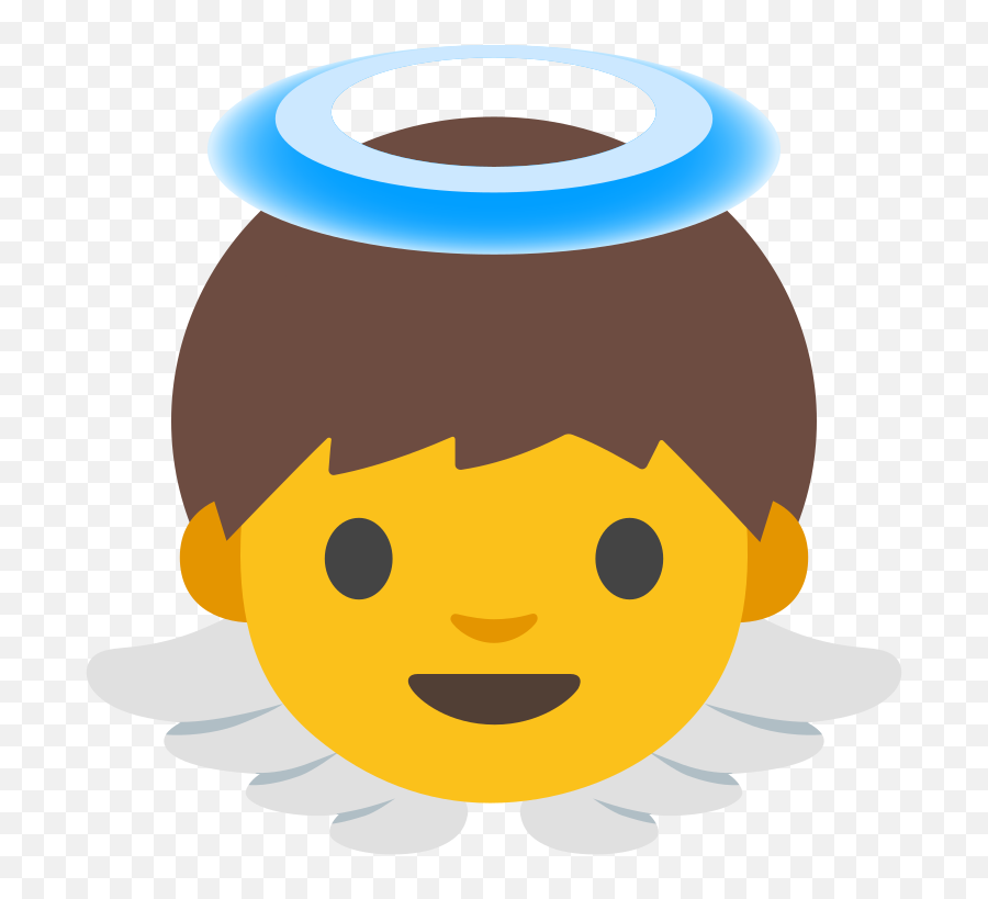 Baby Angel Emoji - Android Angel Emoji,Angel Emoji