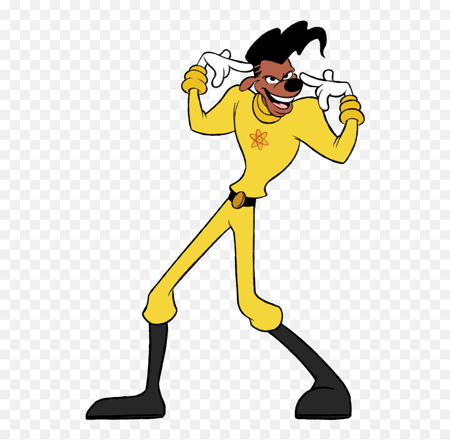 Powerline - Portrait Du Personnage Disney De Dingo Et Max Powerline Goofy Emoji,L Affiche Du Monde Secret Des Emojis