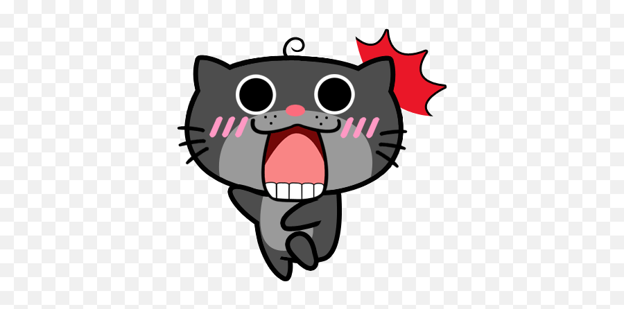 Mister Catty - Dot Emoji,Cat Emoji Gif