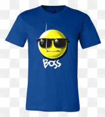 Boss Emoji - Smiley Face With Sunglasses Apparel U2013 Lifehiker Love Pickles Shirt,Emojis Sunglasse