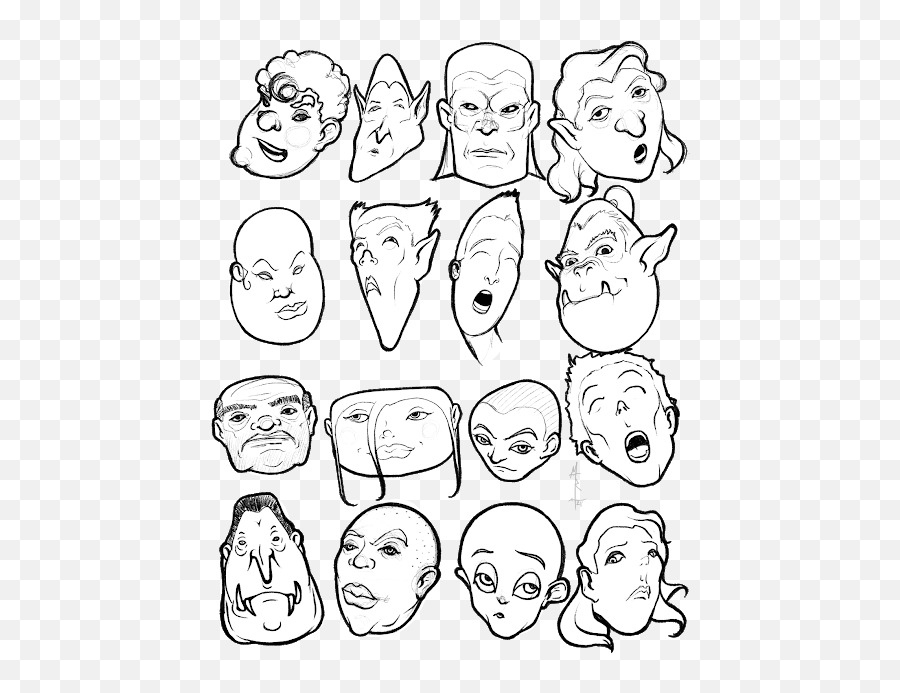 Art U2013 D R A G O N B O N E S - Hair Design Emoji,Sketch. Emotions