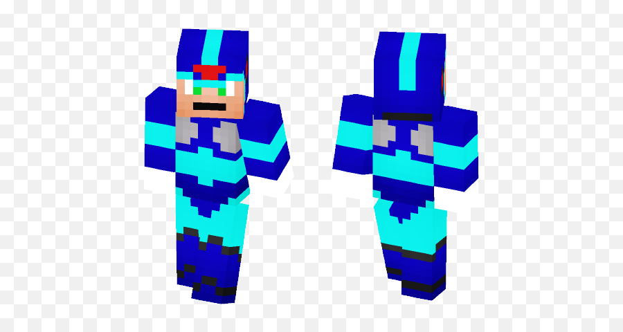 Download Megaman X Minecraft Skin For - Minecraft Fox Onesie Skin Emoji,Emotions Megaman