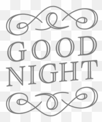 Good Night Vintage Label - Transparent Png U0026 Svg Vector File Dot Emoji,Goodnight Emoji Text