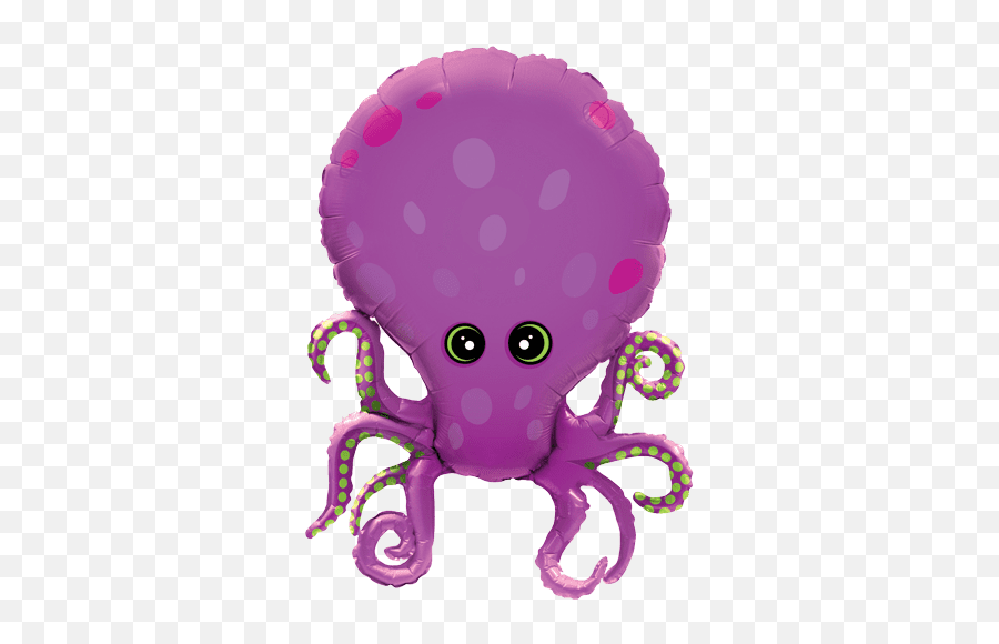 Kids And Teen Foil Balloons - Page 2 Octopus Balloon Emoji,10094 Emoticon