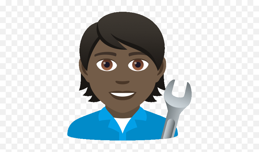 Mechanic Joypixels Gif Emoji,Girl With Wrench Emoji