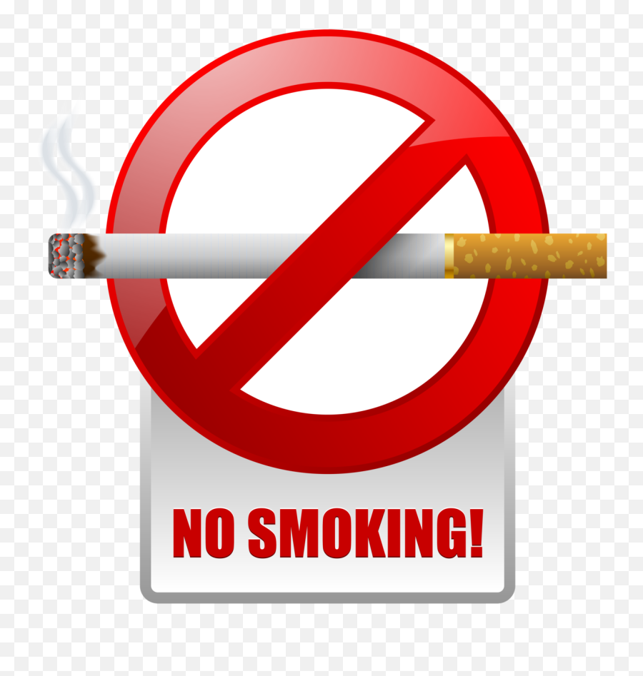 Red No Smoking Warning Sign Png Clipart Emoji,Hazard Sign Emoji