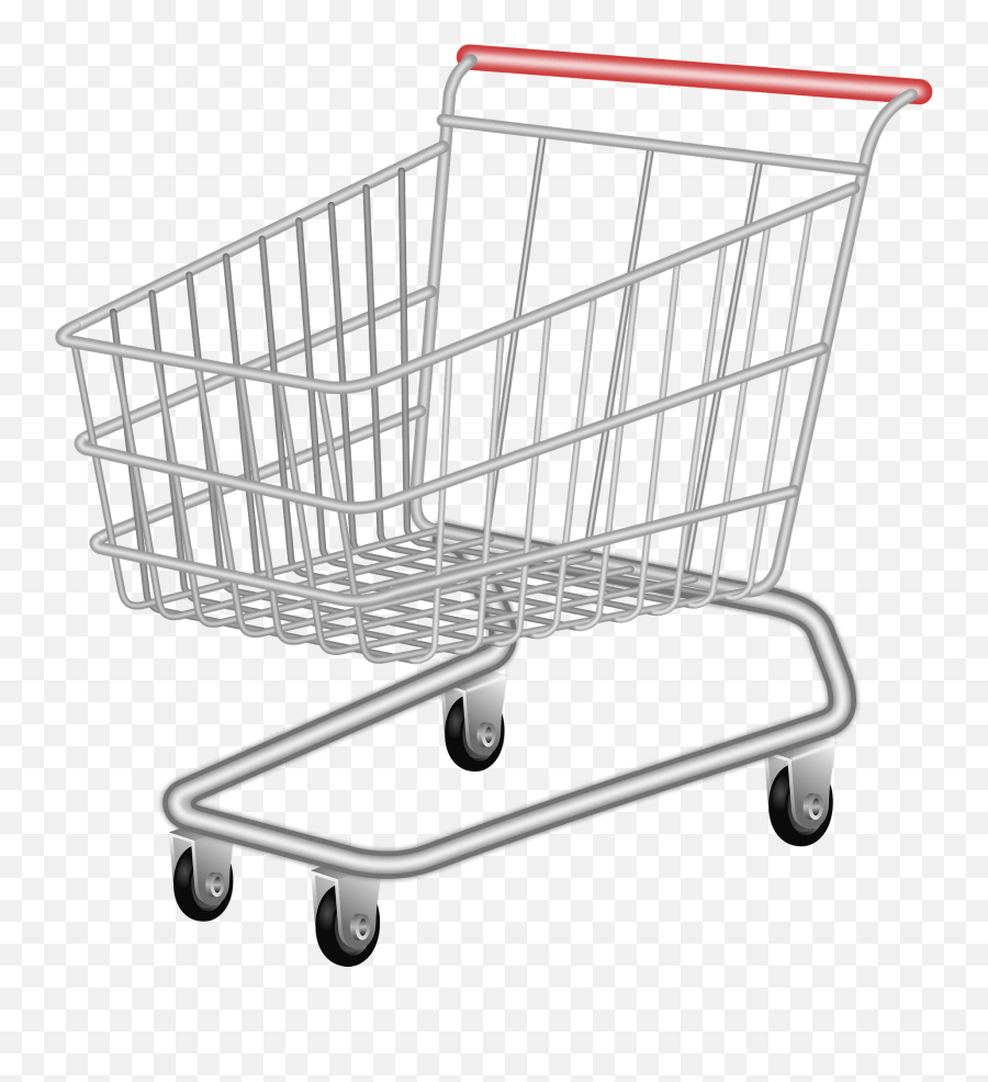 Empty Shopping Cart Clipart Free Download Transparent Png - Transparent Shopping Cart Cartoon Emoji,Grocery Emoji