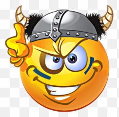 Vikings Emoji Fun Sticker - Viking Smiley,Joe Emoji Meme