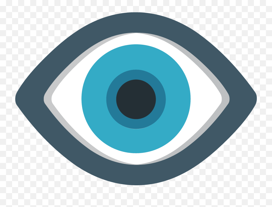 Eye Emoji Clipart Free Download Transparent Png Creazilla - Vertical,Six Eyes Ear Nose Emoji