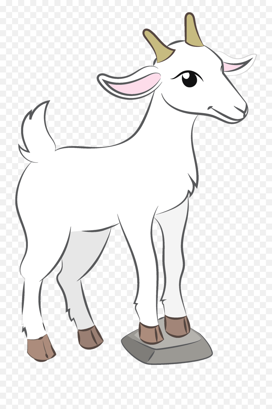 Goat Clipart - Goat Clipart Creazilla Emoji,Goat Emoji Hat