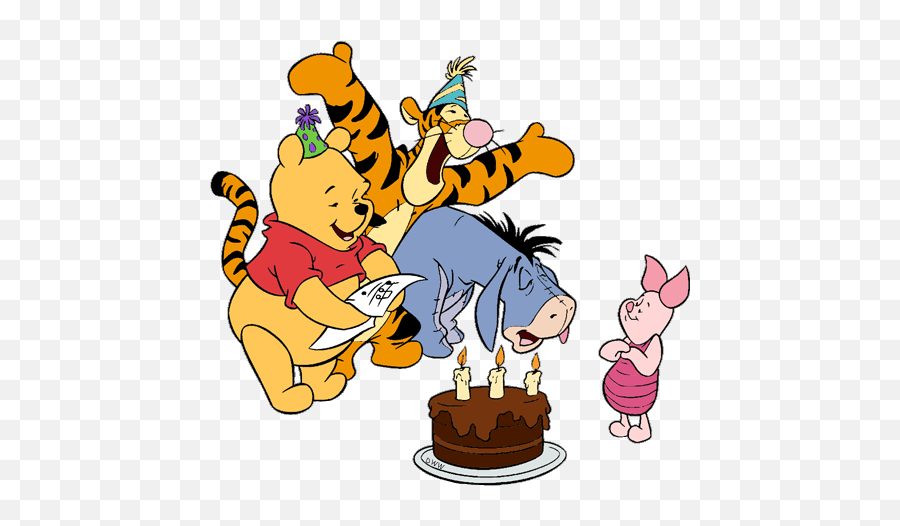 Clipbdaypgif 500467 - Winnie The Pooh And Piglet Birthday Emoji,David Tennant Emoji