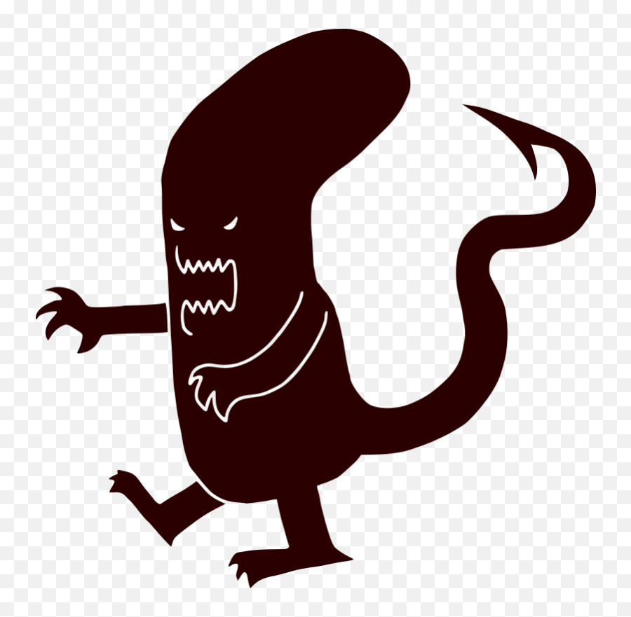 Openclipart - Clipping Culture Xenomorph Clipart Emoji,Xenomorph Emoticon