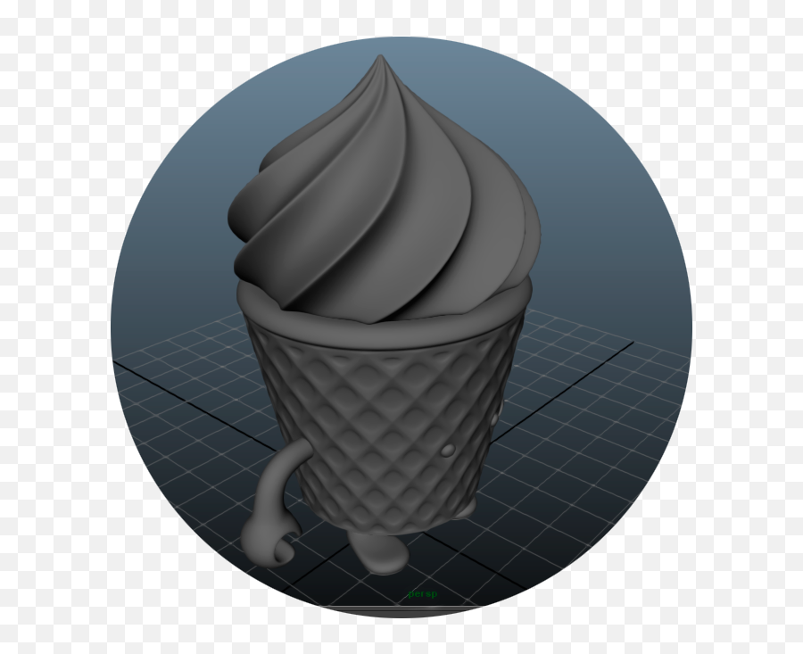 Ice Cream - Brain Art Toy On Behance Soft Serve Emoji,Chocolate Ice Cream Emoji