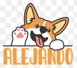 Anime Corgi Waving Illustration Wall Art - Happy Emoji,Corgi Emoji