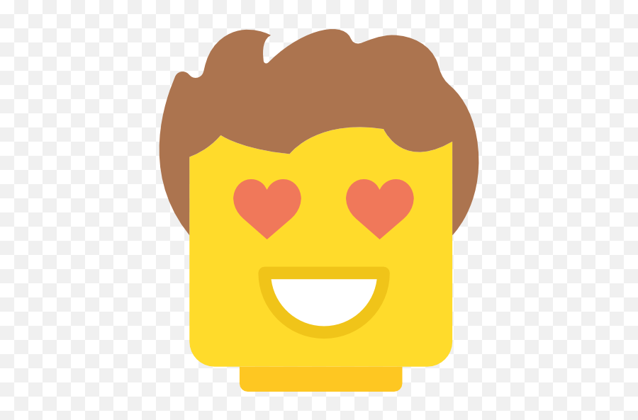Face Square Smile In Love Interface Emoticons Smiling - Harry Potter Pics 128x128 Pixels Emoji,Love Face Emoticon