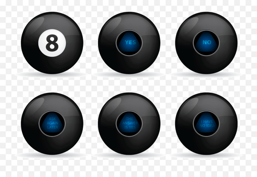 Magic 8 Ball Deutsch Transparent Png - Dot Emoji,Magic Ball Emoji