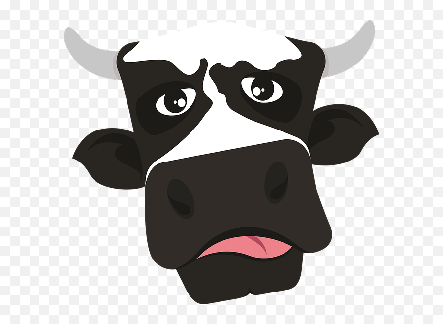 Free Photo Milk Bovine Meat Animals - Transparent Cow Head Cartoon Emoji,Animal Emotions In Meat