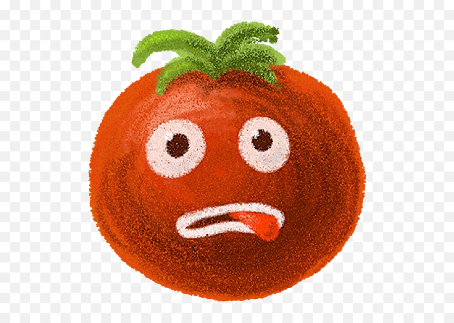 Funny Tomato Toddler T - Shirt Tomato Emoji,Throw A Tomato Emoticon
