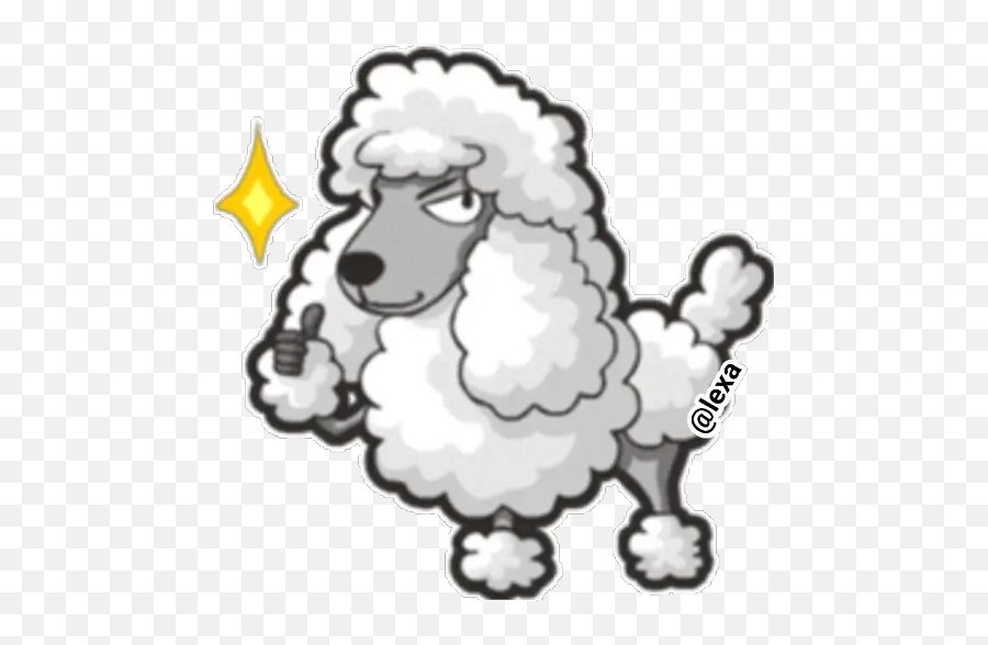 Sticker Maker - Hi P O O D L E S Curly Emoji,Dog Emojis Poodle