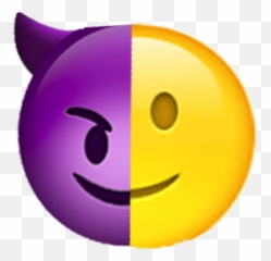 Dont Show Your Attitude Present It - Happy Emoji,Cunning Emoticon