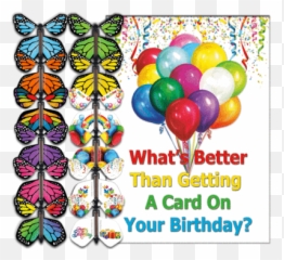 Roller Coaster Card With Flying Butterfly Butterflyers - Greeting Card Emoji,Facebook Emojis Birthdays
