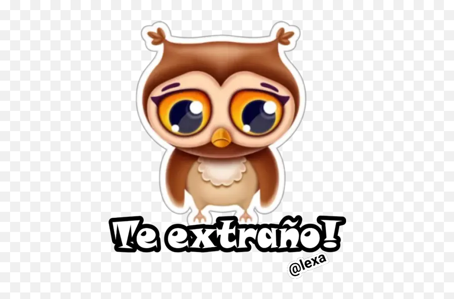 Sticker Maker - Búho Cute Happy Emoji,Pictures Of Cute Emojis Of Alot Of Owls