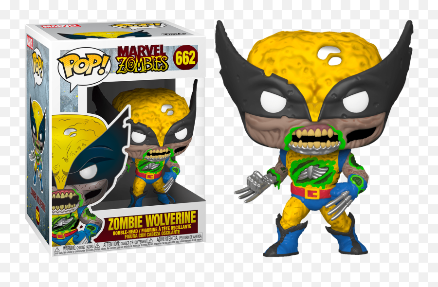 Marvel Zombies Zombie Wolverine Funko Pop Marvel 662 - Funko Pop Marvel Zombies Wolverine Emoji,Robot Morty And Summer Decrease Emotion