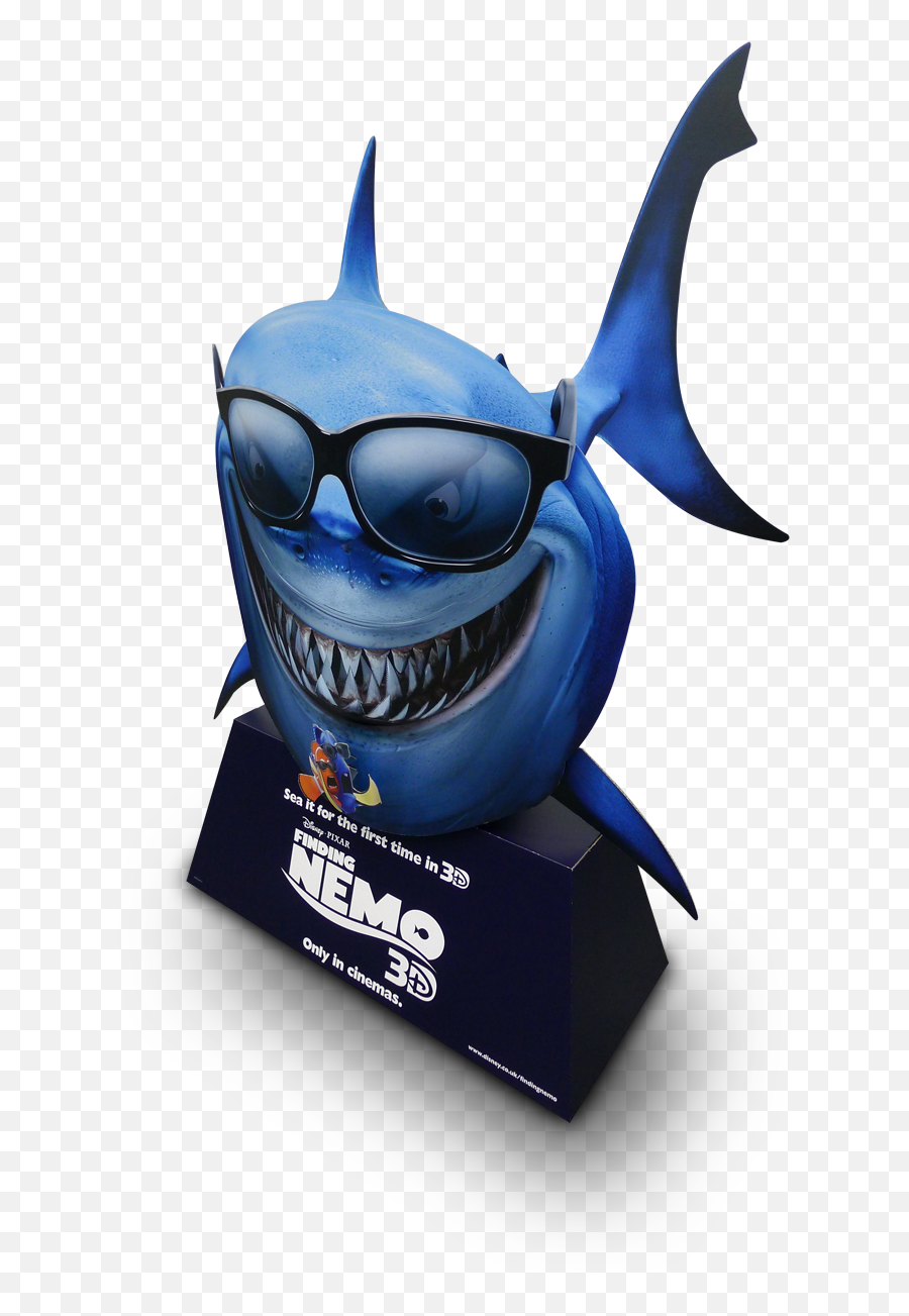 Stephen Graham Portfolio - Pixar Animation Finding Nemo Standee Cine Emoji,Shark Emoticon Depth
