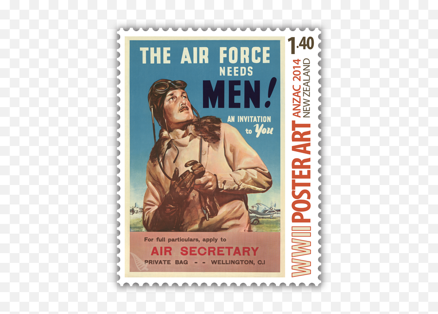 Anzac 2014 - Wwii Poster Art Nz Post Collectables New Zealand War Posters Emoji,Recruiting Posters By Appealing Emotions