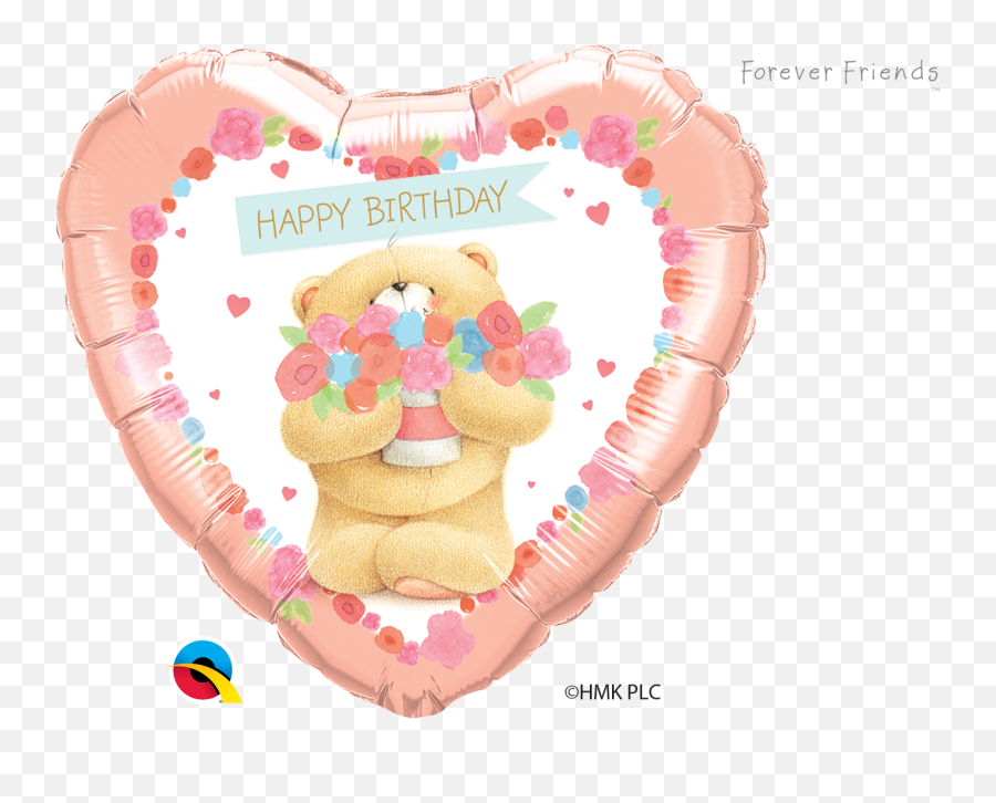 18 Heart Packaged Forever Friends - Birthday Bear Bargain Emoji,Emoji Lego Friends