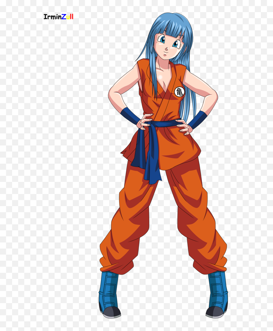 What If Bulma Was A Z - Fighter Art By Irminzull Dbz Emoji,Kawaii Emoticon Bra