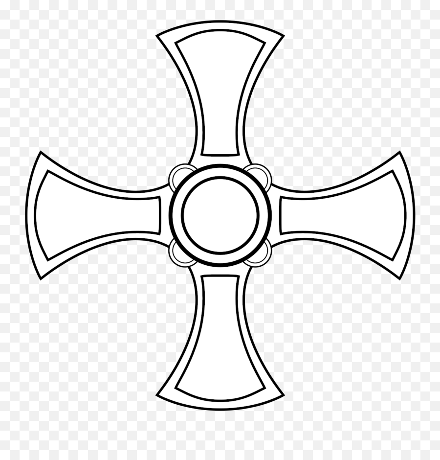 Filepectoral Cross Of St Cuthbertsvg - Wikipedia Emoji,St. Peter's Cross Emoticon