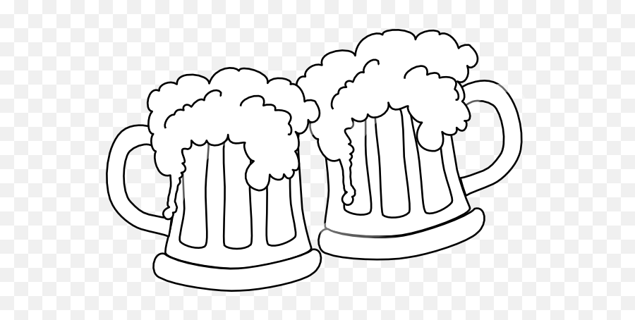 Free Beer Mug Black And White Download Free Clip Art Free - Beers Black And White Emoji,Beer Emoji