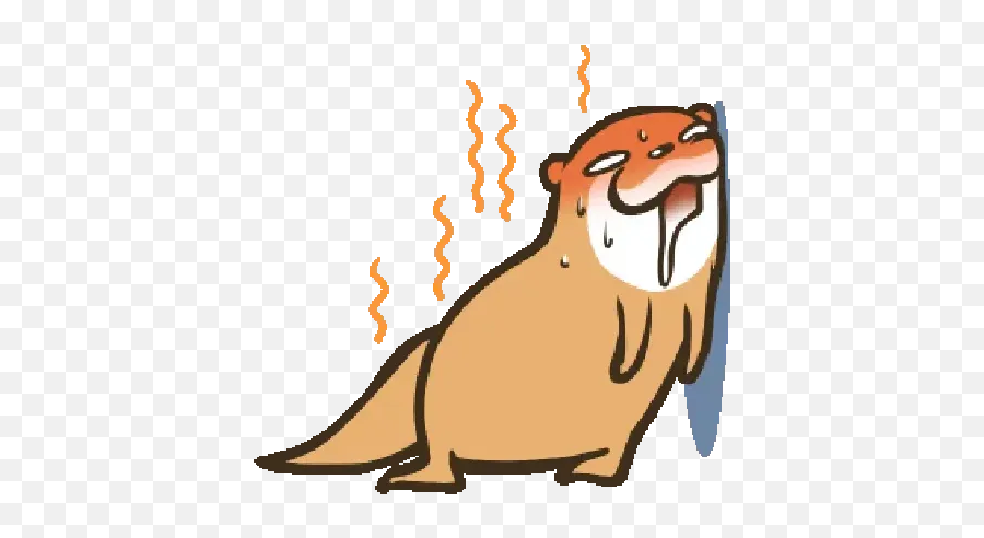 Otter Kotsumetti32 Sticker Pack - Stickers Cloud Emoji,Walruses Emotion