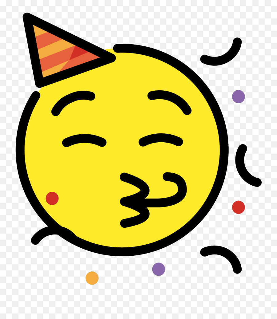 Partying Face Emoji Clipart Free Download Transparent Png - Party Face Emoji,Celebration Emoji