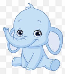 Mother And Baby Elephant Clipart - Clip Art Library Emoji,Small Elephant Animated Emoji