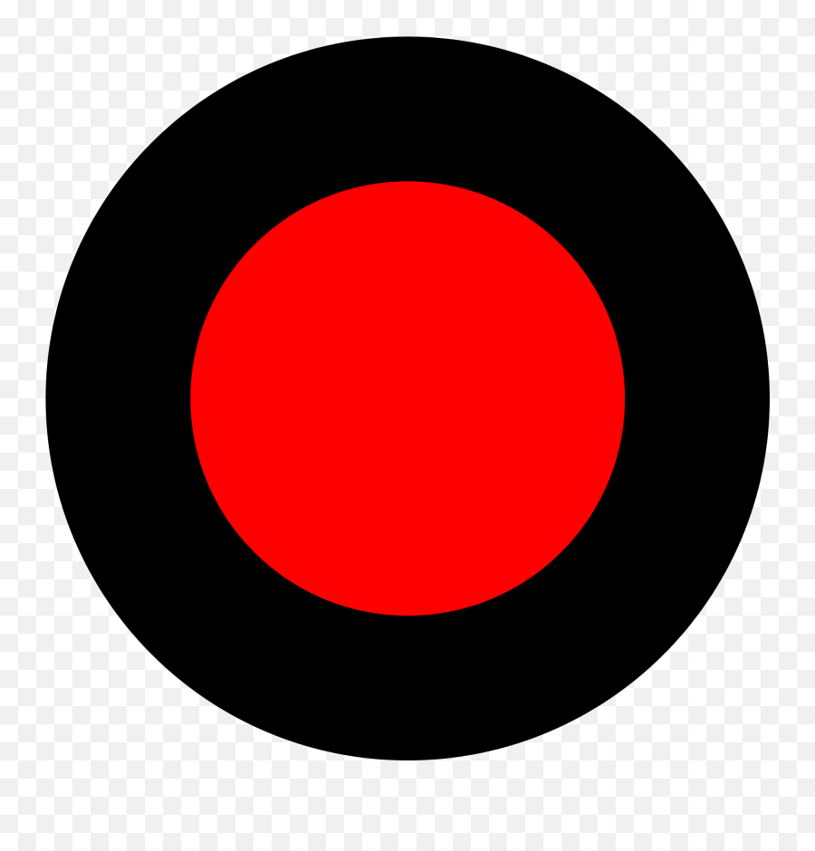 Red Recording Dot Png Black And White Download - Circle Red Dot White Circle Emoji,Recording Emoji