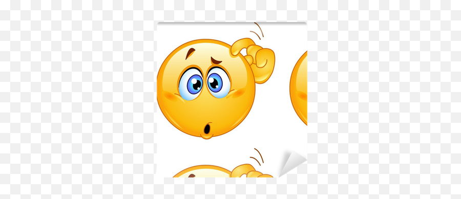 Confused Emoticon Wallpaper Pixers - Transparent Confused Face Emoji,Perplexed Emoticon