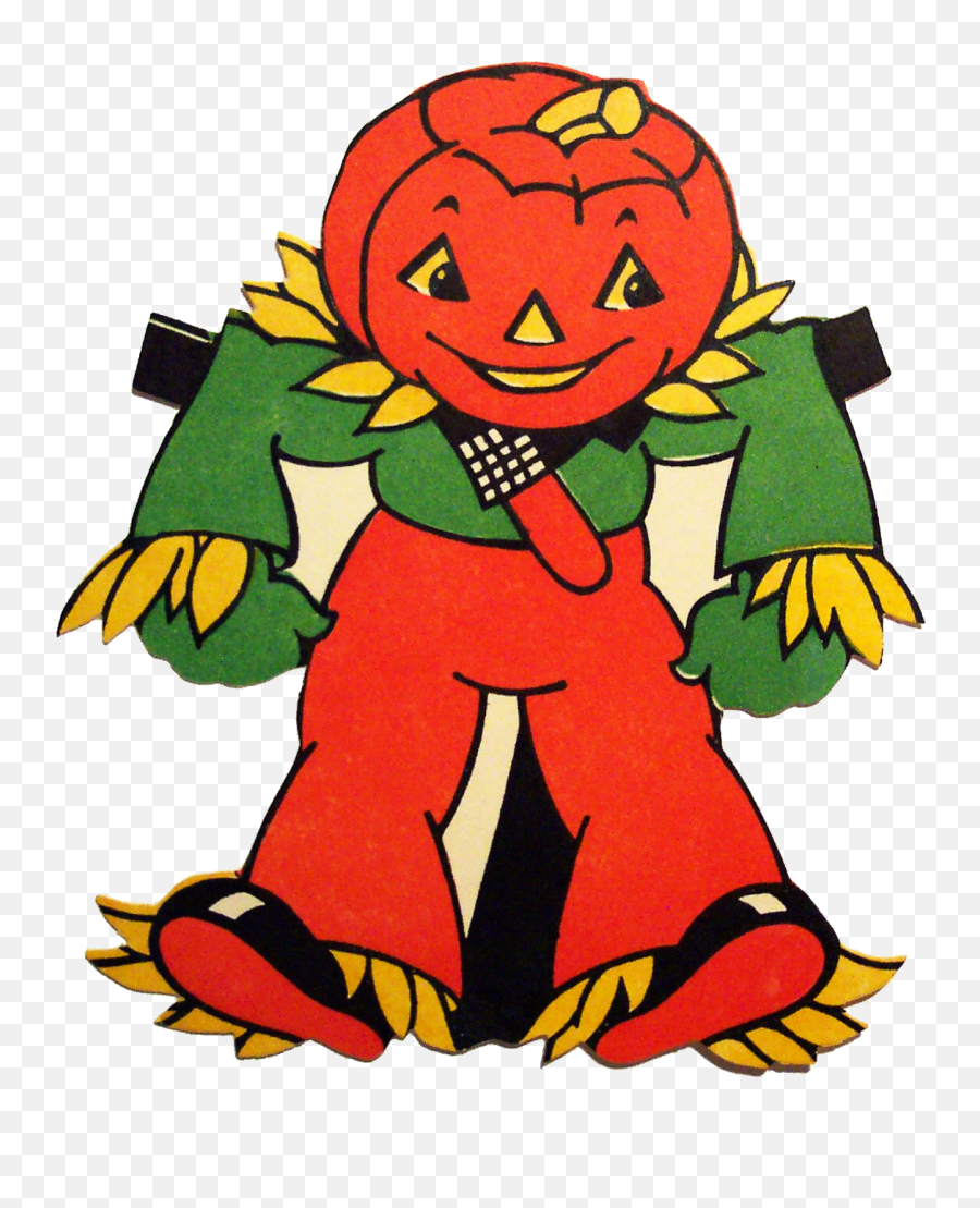 Retro Halloween Fun - Buyenlarge U0027scarecrowu0027 Painting Print Emoji,Halloween Facebook Emoticons Scarecrow