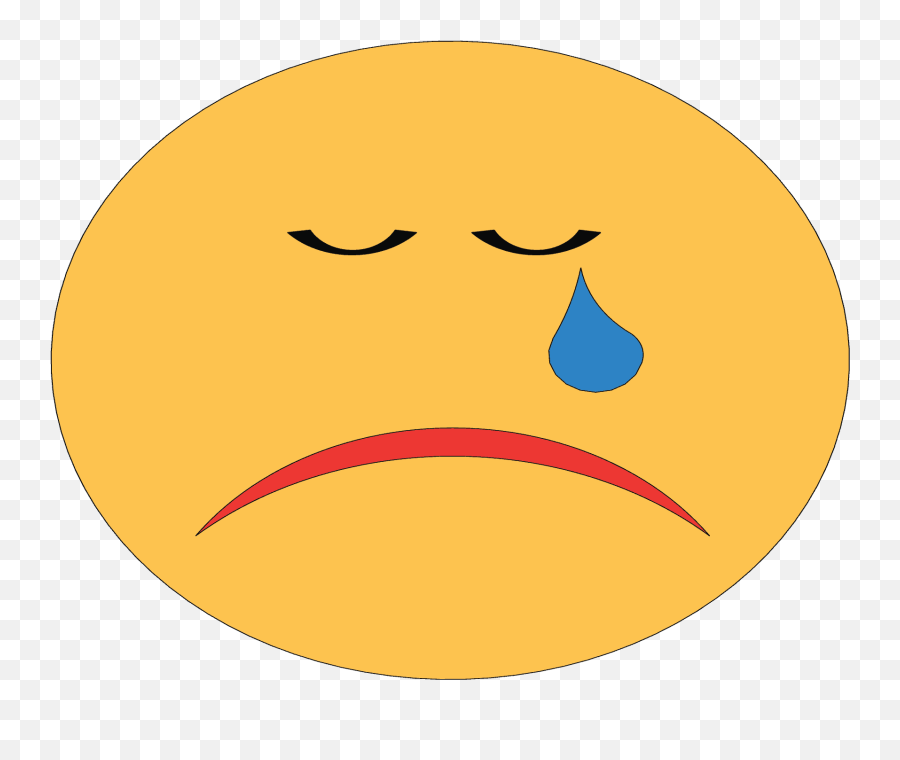 Emoji Crying 100 Cm - Smiley Full Size Png Download Seekpng,Emoji Screamning