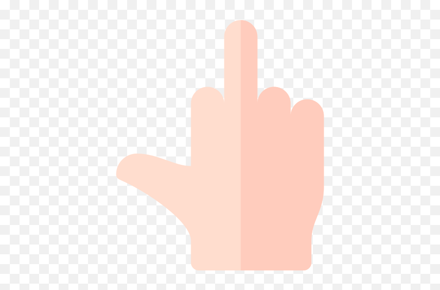Middle Finger - Free Hands And Gestures Icons Emoji,Pinch Fingers Emoji Transparent Image