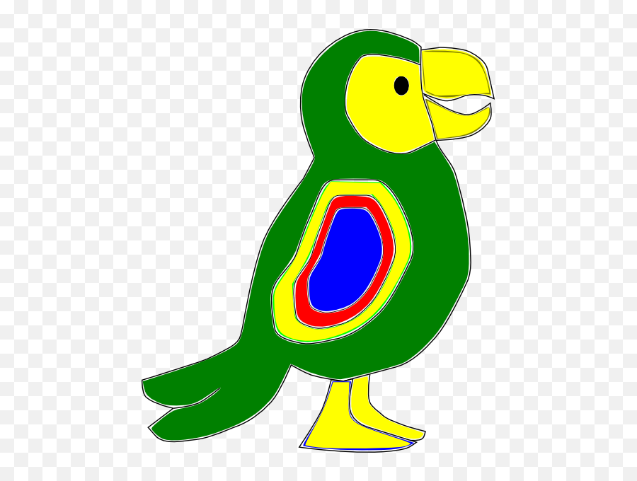 Loro Colombiano Clip Art At Clkercom - Vector Clip Art Emoji,Green Bird Emoji