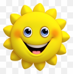 Mq Sun Face Emoji Emojis Yellow Sticker - Good Morning Emoji,You Are My Sunshine Emoji