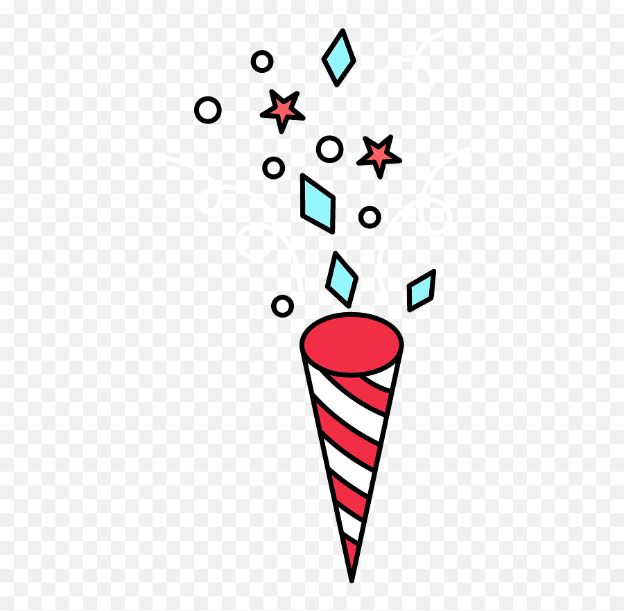 Christmas Firework Clipart Free Download Transparent Png - Dot Emoji,Party Blower Emoji